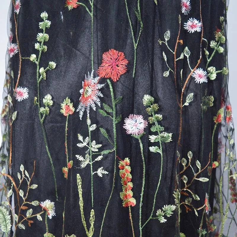 

Sexy Deep V-neck Embroidery Long Maxi Dress Sleeveless Floor Length Prom Party Formal Dresses Backless Slim Summer Women Dress