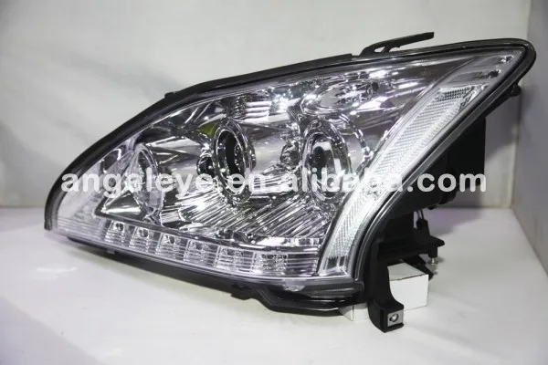 2004-2009 год для Lexus RX300 RX330 RX350 светодиодный головной светильник s Передний светильник Хромированный Цвет корпуса SN