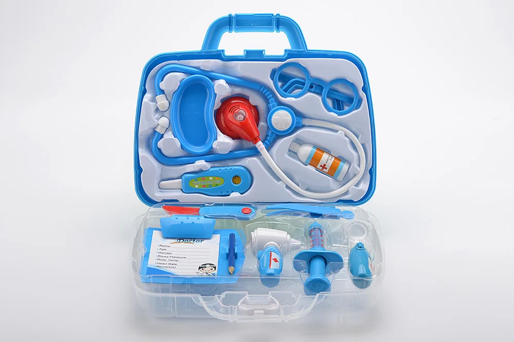 Маленький доктор игрушки костюм Toolbox сделать Инжекционный медсестра мальчик