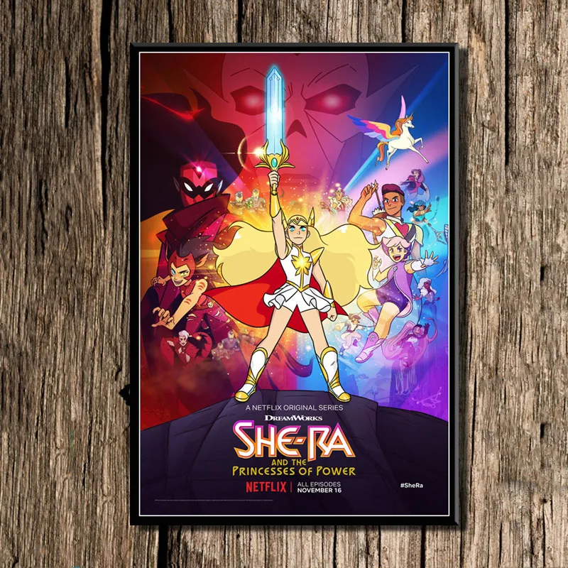 P327 She-Ra мультфильм сериал шоу Искусство Живопись Шелковый Холст плакат настенный