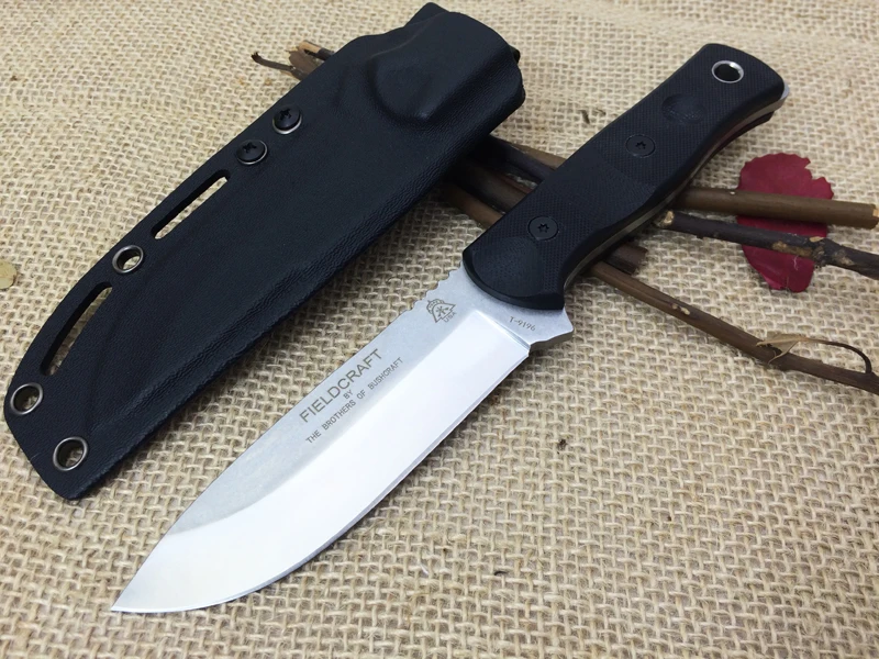 NEW! Fieldcraft ТОПЫ Тактическая Фиксированной Нож Братья Bushcraft 9Cr18Mov Лезвие G10 Ручка
