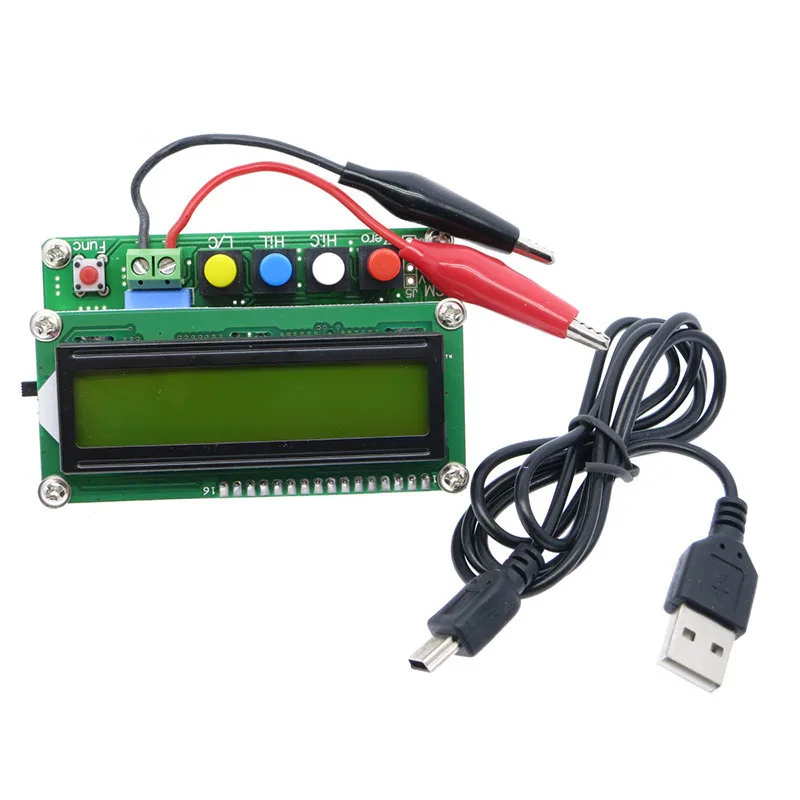 Цифровой ЖК дисплей высокой точности индуктивность емкость L/C метр конденсатор