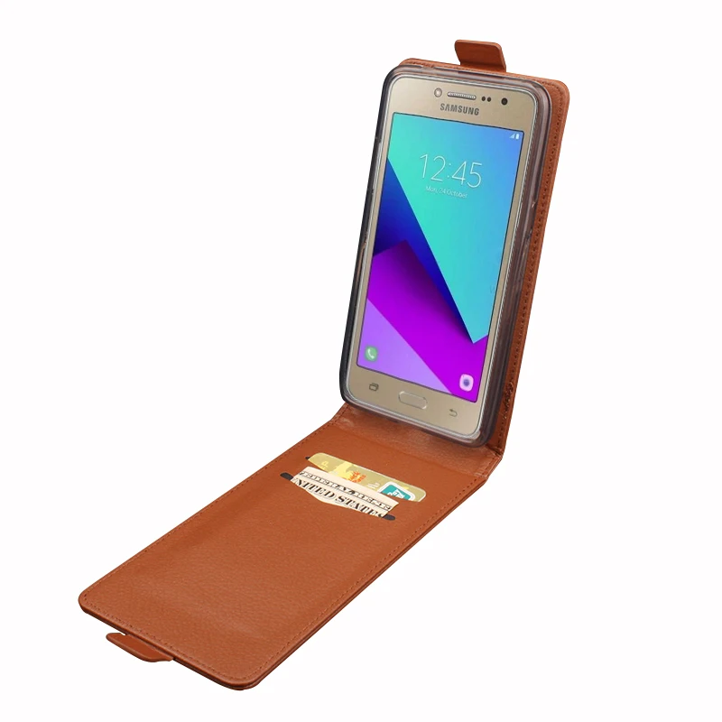 Чехол-Кошелек из искусственной кожи с откидной крышкой для Samsung Galaxy J2 Prime Pro 2018 J1 J3