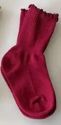 Red EnkeliBB однотонные носки-тапочки для малышей Детские кавайные носки на весну-лето детские носки без пятки в корейском японском стиле детские носки - Цвет: Red