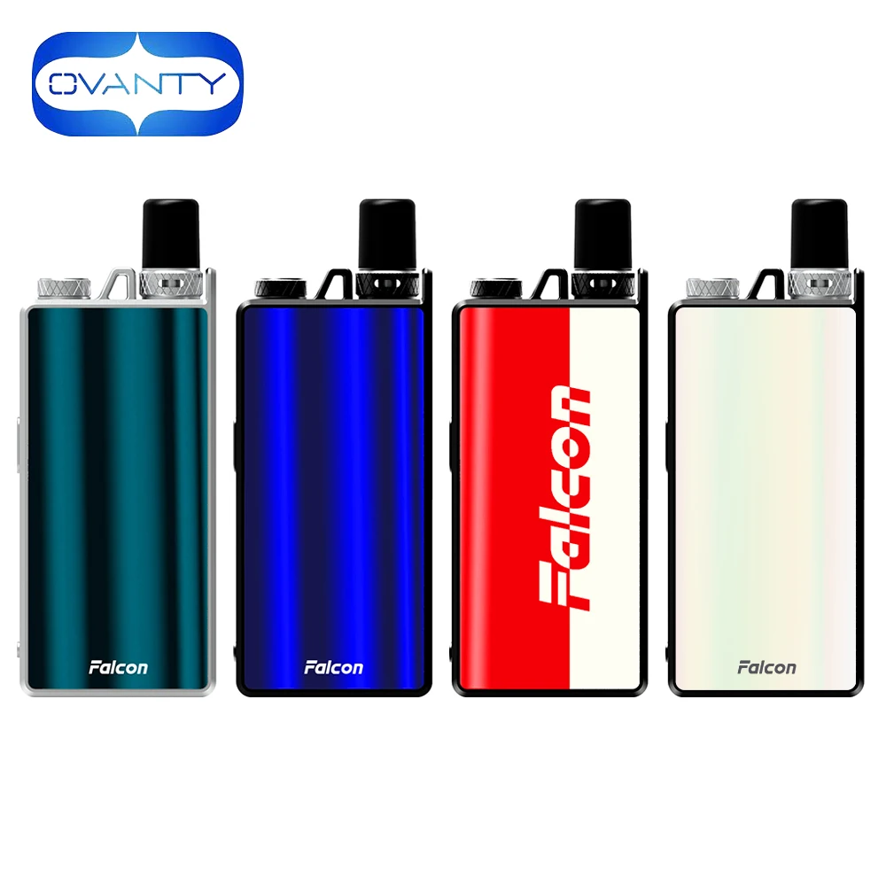 Оригинальный набор OVANTY Falcon Pod 950 mAh 1 8 ml 1.1ohm керамический E cig с катушкой 0 69 дюйма OLED