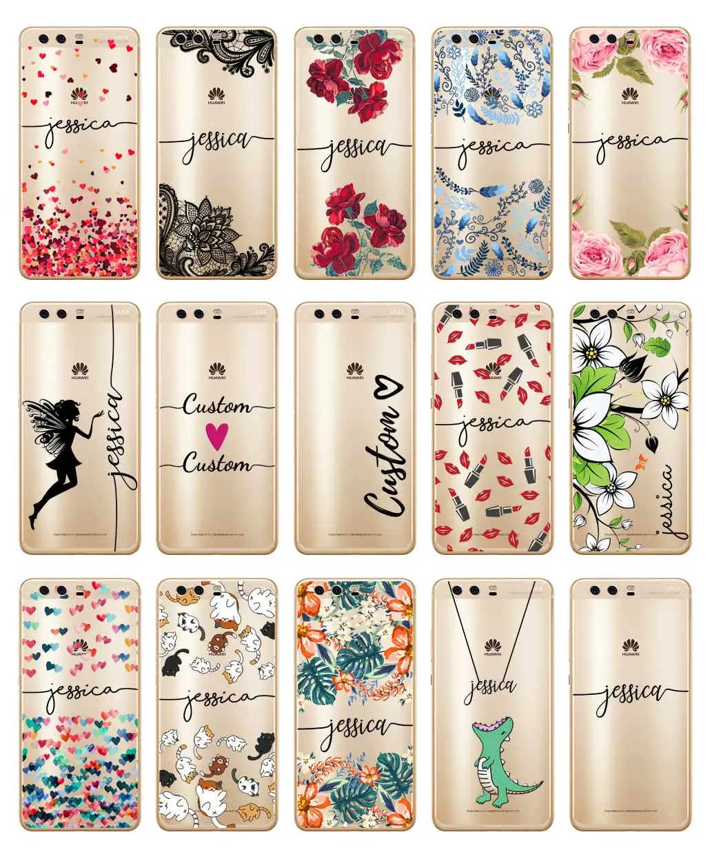 DREAMFOX DIY чехол с именами на заказ для huawei P9 P10 P20 mate 10 20 X Pro Lite 2017 персонализированный