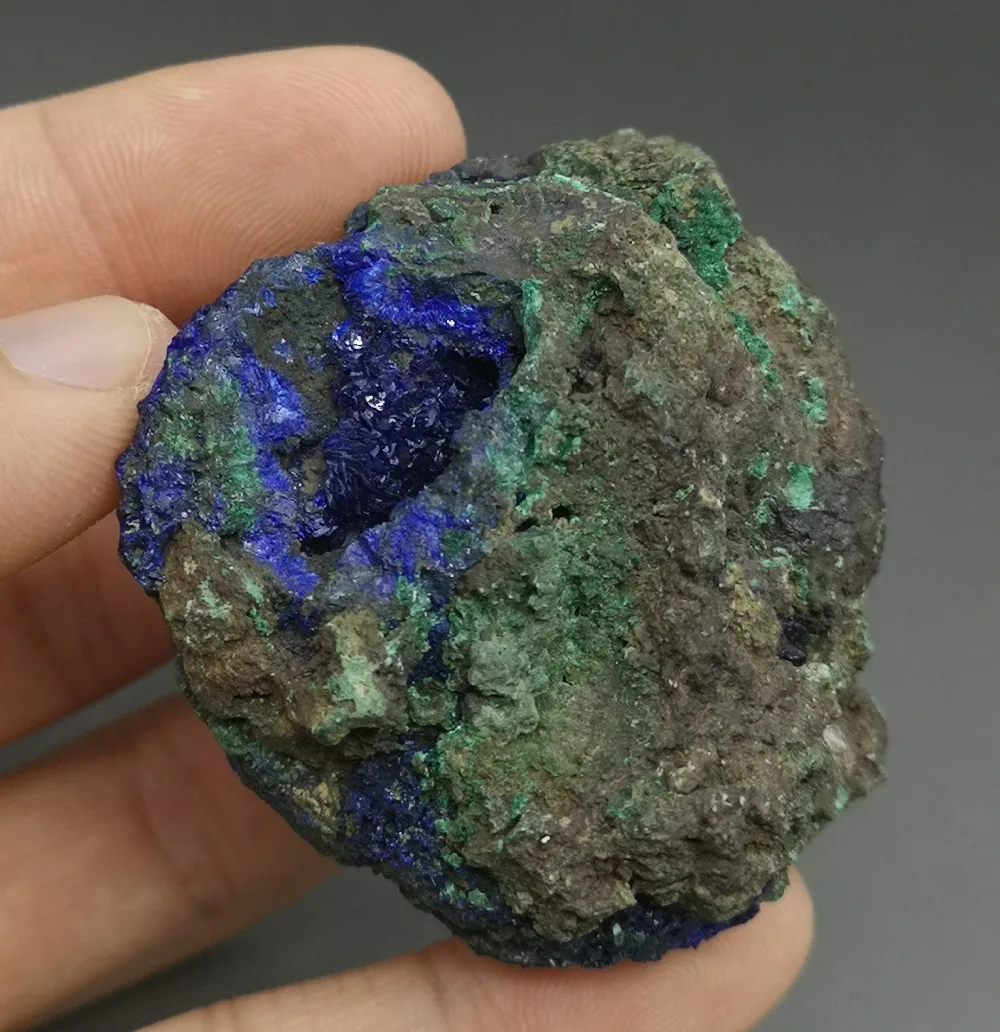 100 г натуральный камень и кристалл Азурит/Малахитовый симбиотический