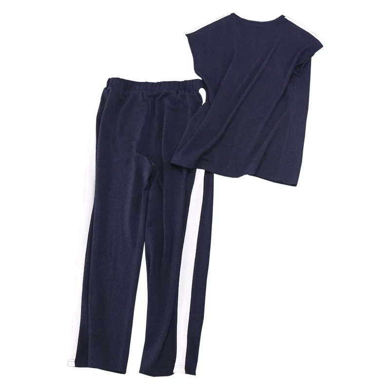 Женский хлопковый Повседневный пуловер с коротким рукавом и о-вырезом