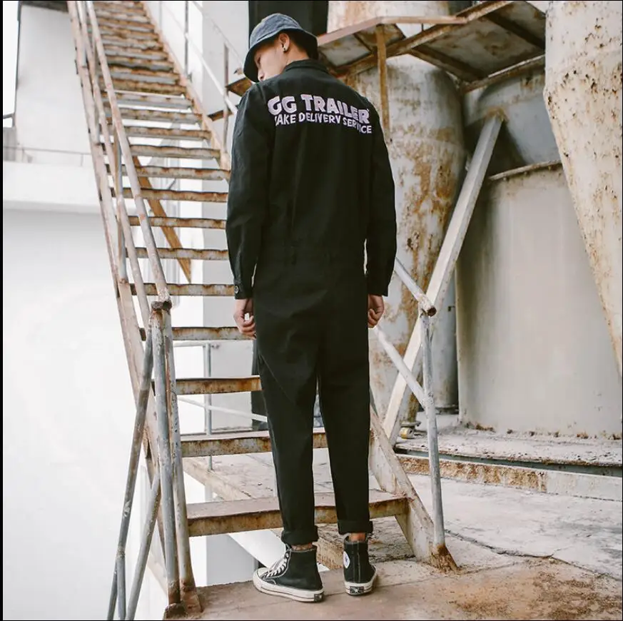 Брюки сиамские в стиле хип хоп мужские японские облегающие повседневные с