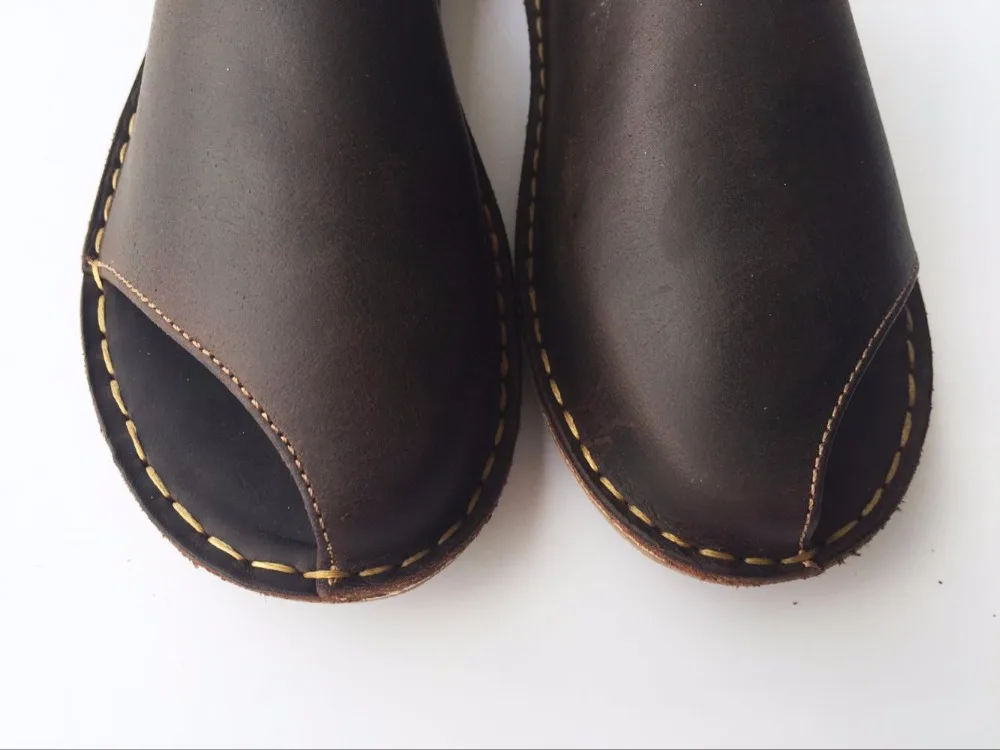 Женские босоножки ручной работы Careaymade из воловьей кожи Ретро стиль mori girl