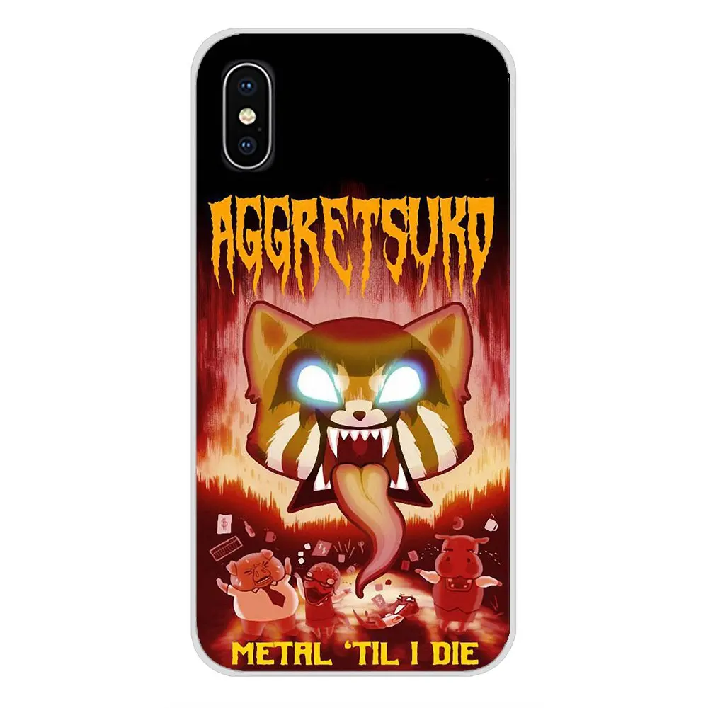 images 7 Мультфильм ТВ серии aggretsuko силиконовый чехол для телефона чехол для Apple IPhone X XR XS MAX 4 4S 5 5S 5C SE 6 6 S 7 8 Plus, ipod touch 5 6 - Цвет: images 7