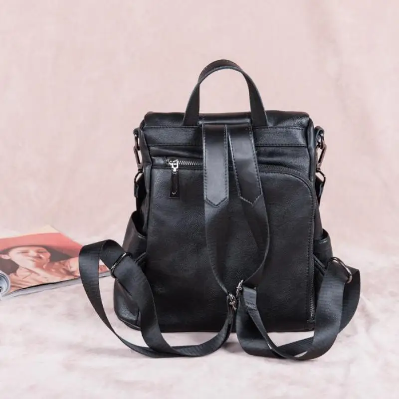 

Teen Backpack Small School Bags Travel Fashion Teenage Girl Sac A Dos New Sheepskin Women