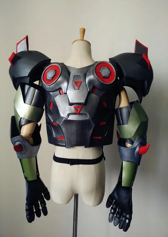 Настроить Overwatch Genji Skin Oni Броня Косплей|Аксессуары для костюмов| |