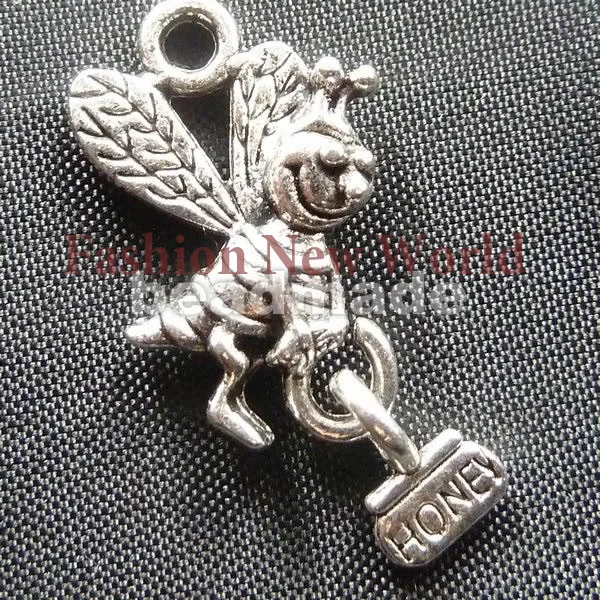 Free Shipping Bee Charms Assorted 150pcs/lot Antique Alloy Pendant Fit Handcraft DIY T1052 | Украшения и аксессуары