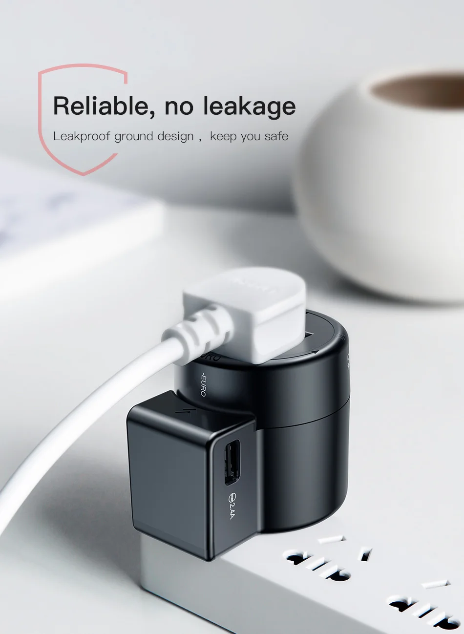 Универсальное USB зарядное устройство Baseus для samsung Galaxy S8 S9 Plus, портативный USB адаптер переменного тока, дорожное настенное зарядное устройство
