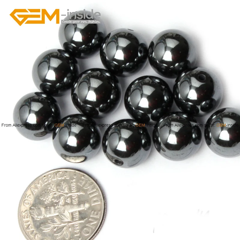 10 шт. бусины из гематита 4 12 мм|hematite beads|stone beadsbeads for jewelry making |