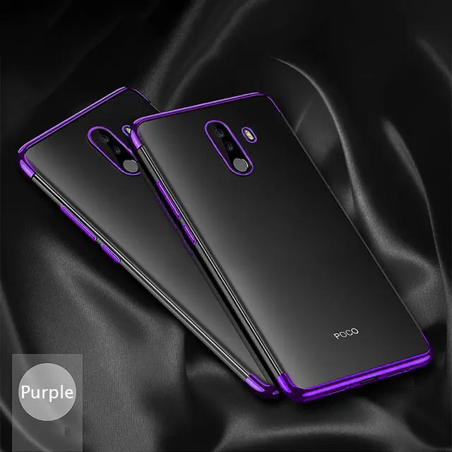PocoPhone F1 чехол Clear YIYONG Роскошный тонкий чехол из ТПУ на заднюю панель Xiaomi PocoPhone F1 силиконовый мягкий чехол для Xiomi Redmi Poco F1 чехол