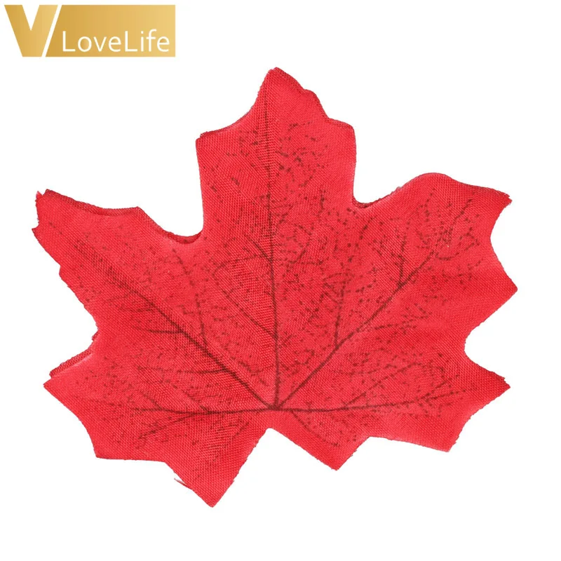100 шт. кленовые листья из искусственного шелка для украшения дома и свадьбы|maple