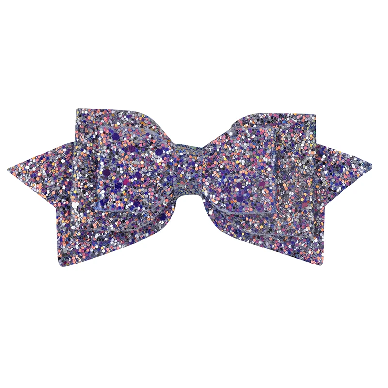 5 Inch Hair Clip Women Baby Girl Big Glitter Hair Bow Kids Hairpins Hair Clip for Children Hair Accessories Toddler Headwear - Цвет: FJ1156-8