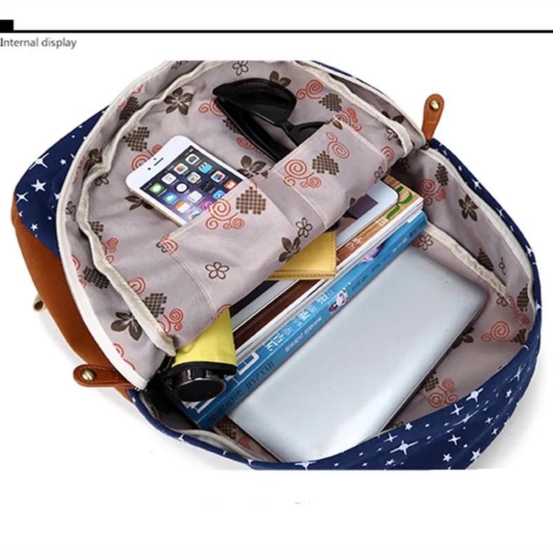 Miwind Лидер продаж холст Для женщин рюкзак большой Ёмкость школьные сумки для