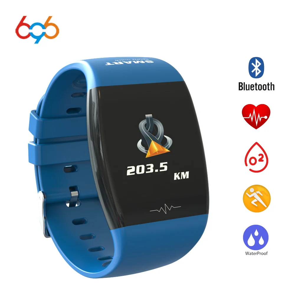 696 Смарт часы для поддержания здоровья P1 монитор кровяного давления пульса