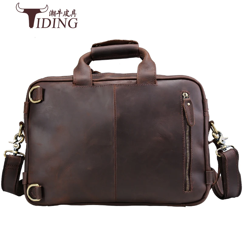 Рюкзак Crazy Horse мужской из натуральной кожи многофункциональный|backpack travel bag|backpack
