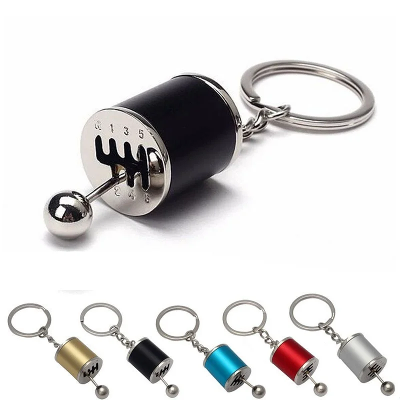 1 шт. Нержавеющая Сталь автомобильный брелок Моделирование ручного переключения