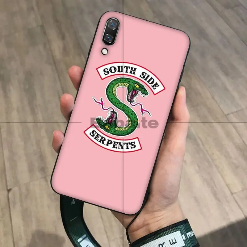 Мягкий силиконовый черный чехол для телефона Babaite со змеями южная сторона Huawei P9 P10