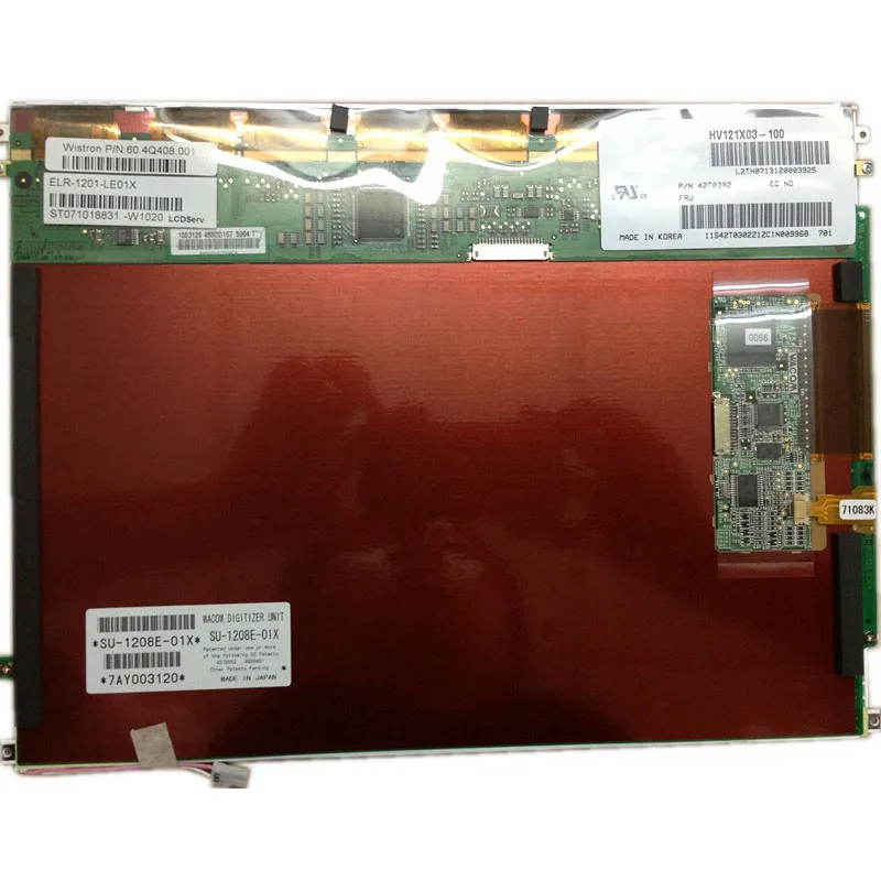 LALAWIN HV121X03 100 42T0302 ЖК экран с сенсорным экраном дигитайзер для новых IBM X60 X61 TABLET 12 1