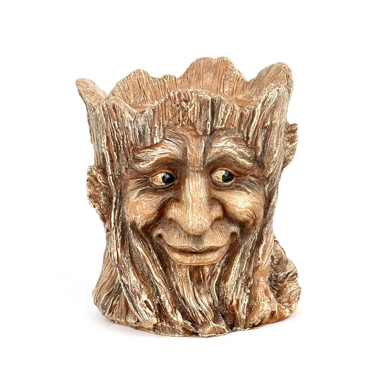 Креативный сочный цветок плантатор корень дерева статуя растения горшок