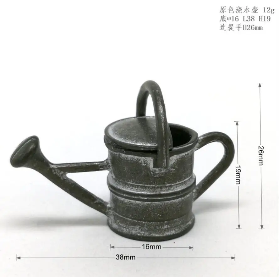 Кукольный домик Миниатюрная игрушка Ретро oldwatering чайник спрей бутылка садовые