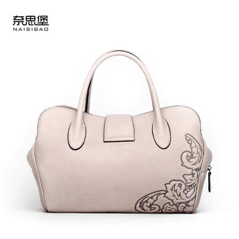 2020 новые кожаные сумки китайские ретро сумка через плечо кожаная ручная | Багаж и