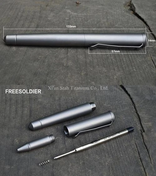 Титановая тактическая шариковая ручка TC4 для самообороны персональной защиты