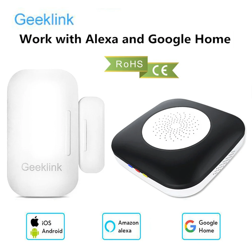 Geeklink умный дом Мини хост датчик двери окно Сигнализация приложение Wifi
