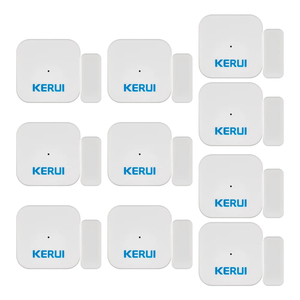 10ps Door Sensors KERUI беспроводной D028 умный для дома для окна двери магнитный датчик детектор Портативный Анти-вскрытие охранная сигнализация для KERUI сигнализация - Цвет: 10ps Door Sensors