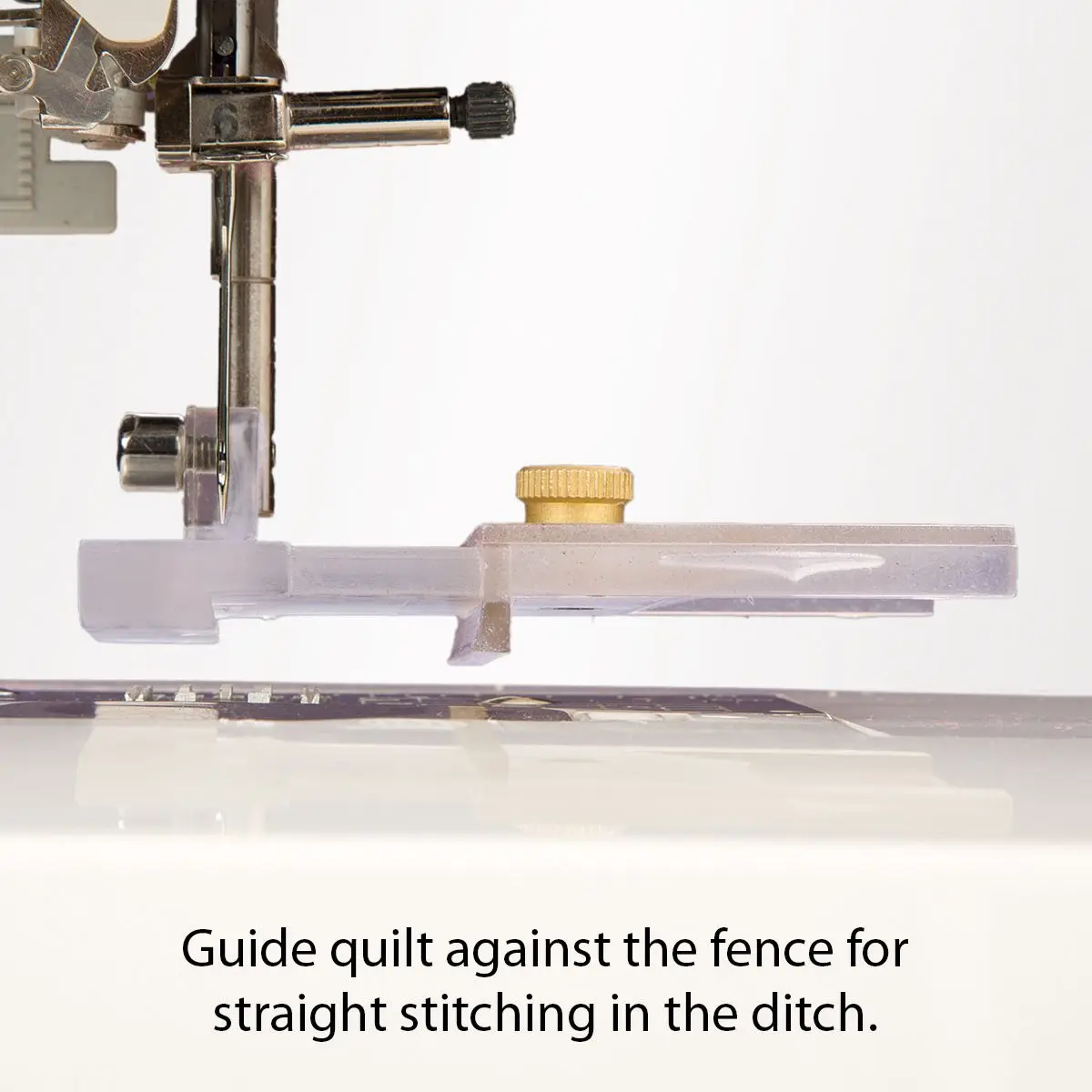 Stitch-n-Ditch Binder Foot accommodates a variety of fabric and quilt thicknesses # SD034 |