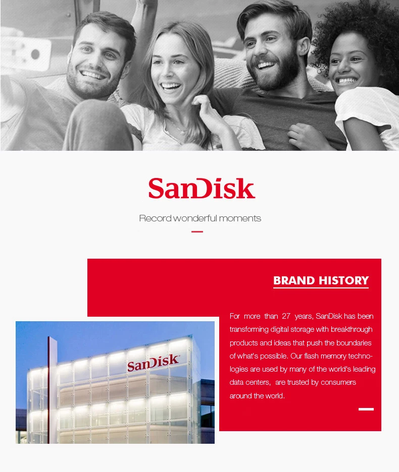 USB флеш-накопитель SanDisk CRUZER BLADE CZ50 USB 2,0 128 г 64 г 32 г 16 г 8 г 4 г мини-накопитель Флешка поддержка официальной проверки