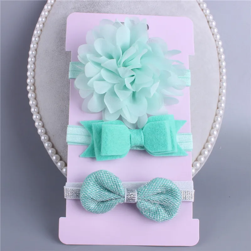 Pudcoco/комплект из 3 предметов головной убор модные детские банты с цветами для