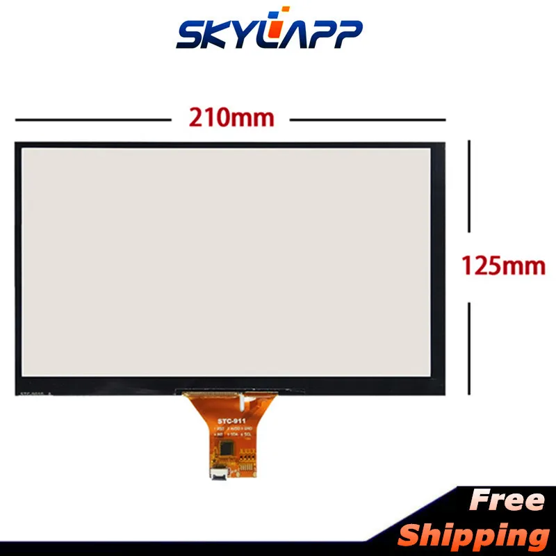 Новый сенсорный экран 210 мм * 125 для Windows емкостный автомобильный рукописного