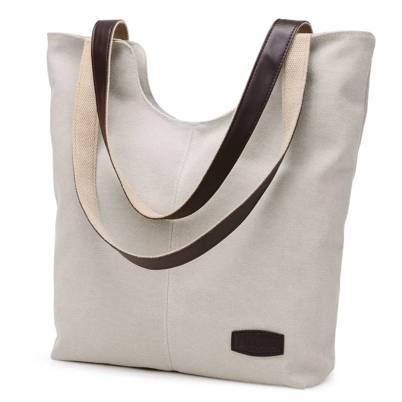 

Women's Bags The New Casual Versatile One Shoulder Shopping Bag High Quality Student Big Capacity Temperament Totes Canvas