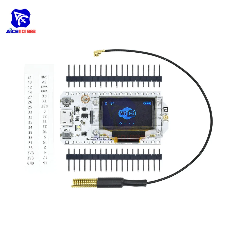ESP32 LoRa SX1278 0.96 Inch Blue OLED Display Bluetooth WIFI Lora Kit 32 Module IOT Development Board 433MHz for Arduino | Электронные