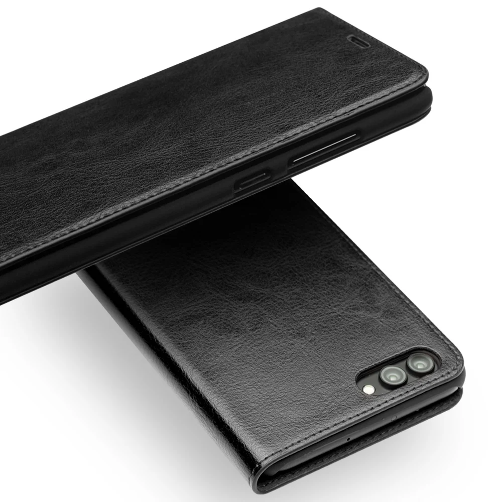 QIALINO роскошные классические основа Para for huawei Honor V10 из натуральной яловой кожи