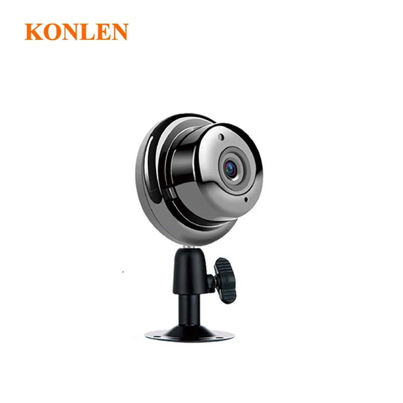 KONLEN Wi-Fi мини домашняя беспроводная ip-камера для безопасности, домашняя ИК камера ночного видения, аудио камера видеонаблюдения с разъемом для sd-карты