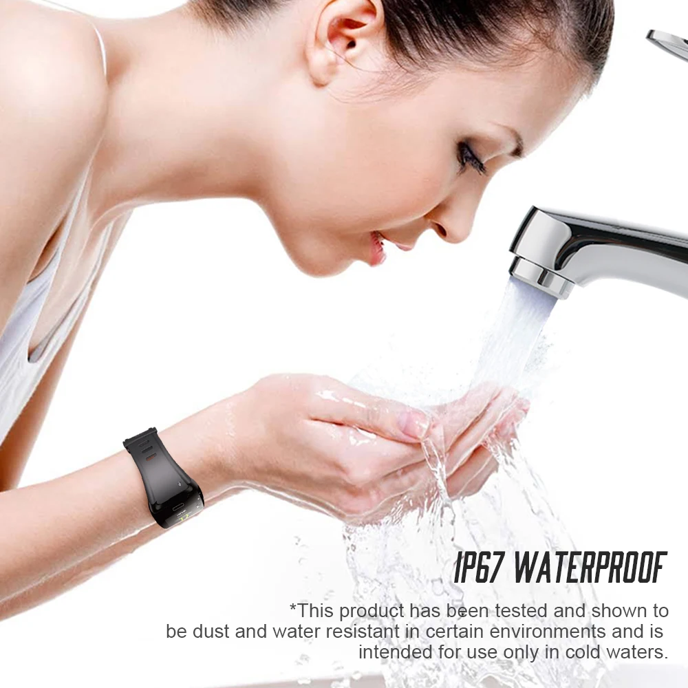 LEMFO V2 1 3 дюймов умный фитнес браслет IP67 водонепроницаемый трекер пульсометр