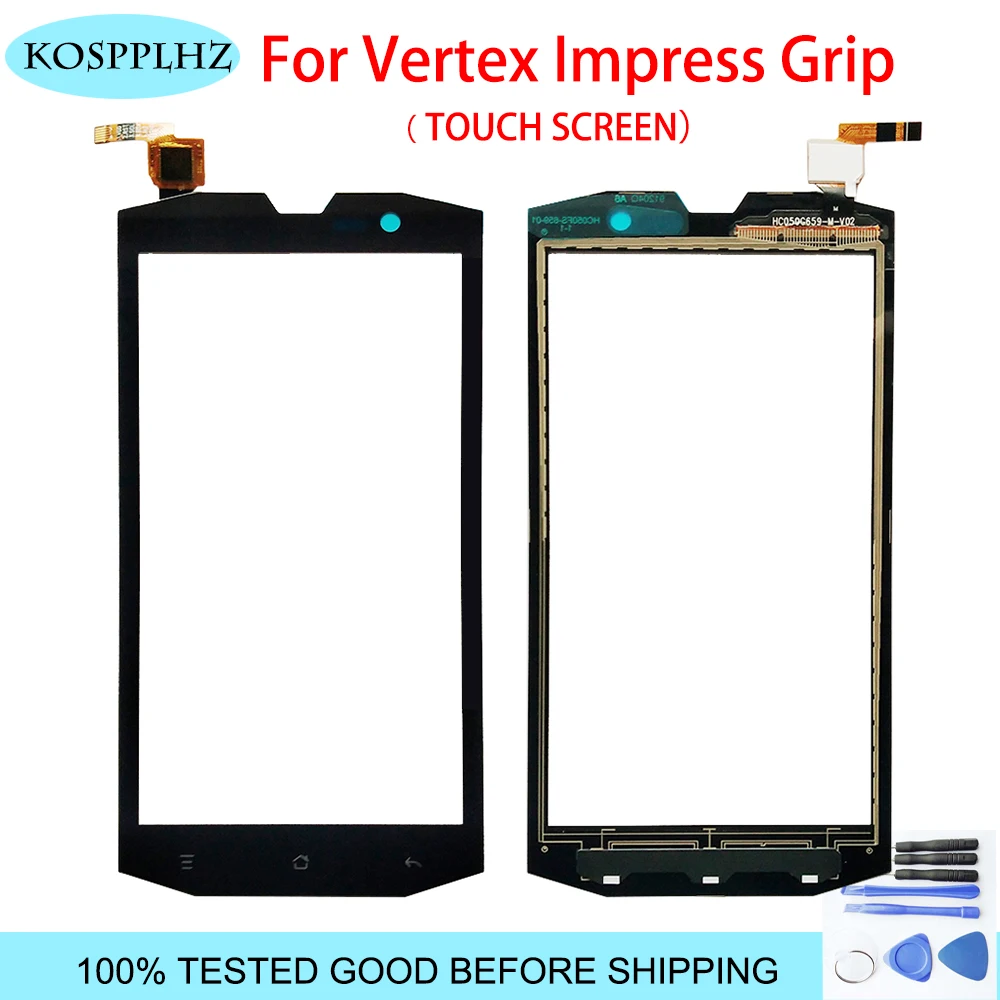 Для Vertex Impress Grip сенсорный экран стекло в сборе Запасные детали +