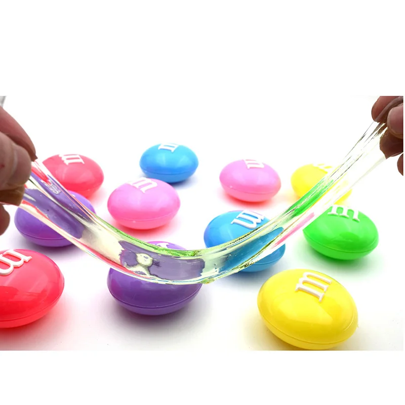 1 шт. новый красочный кристалл шоколадные бобы грязи моделирование милый умный