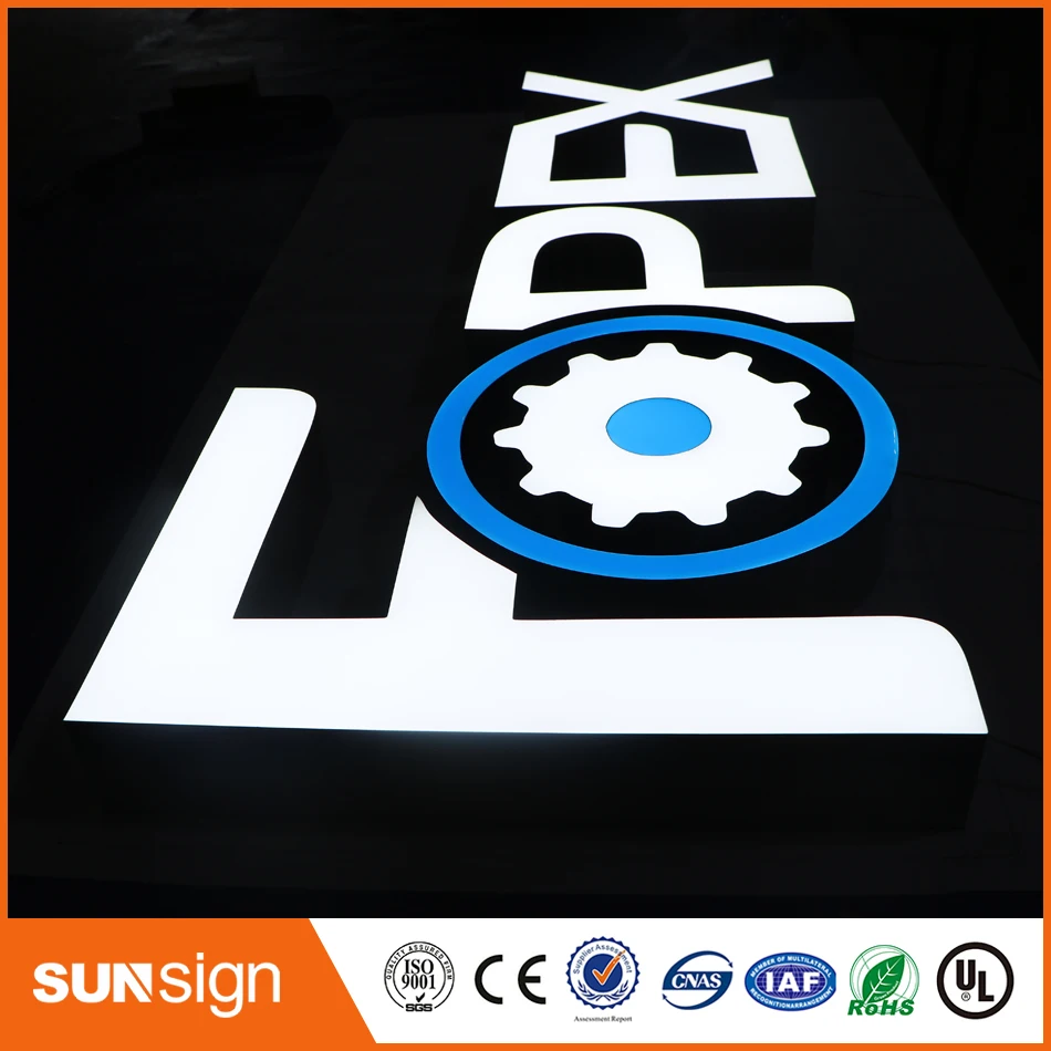 Advertising 3D letters custom outdoor sign