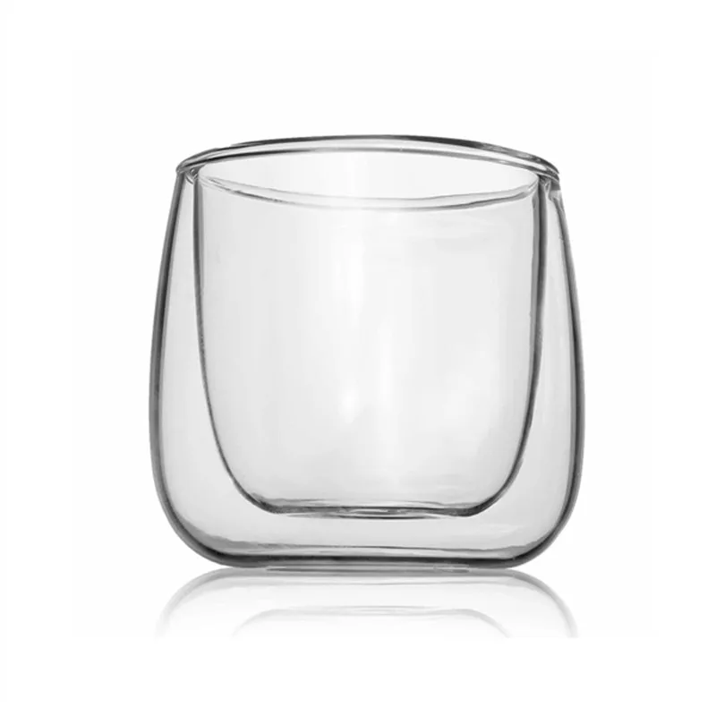 KCASA 1 шт. ясно двойной Слои изоляцией Вода Кофе Стекло Кубок теплоизоляция