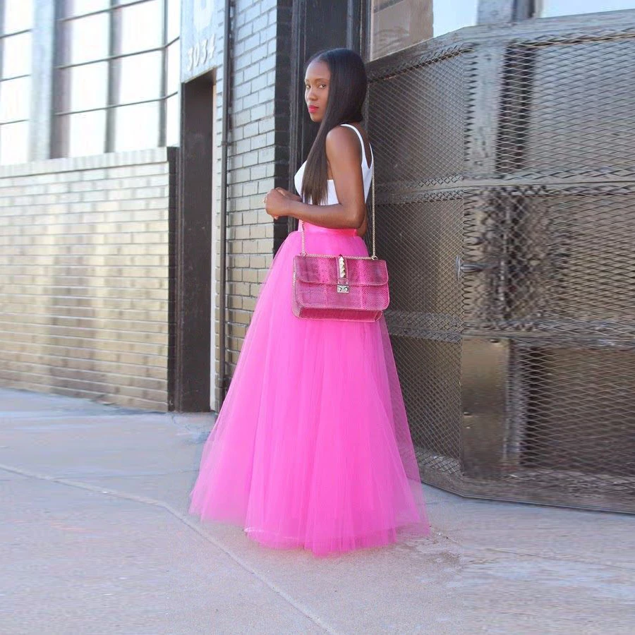 Женская длинная фатиновая юбка пышная пачка с подкладкой индивидуальный пошив