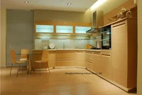 PVC/vinyl kitchen cabinet(LH-PV038)